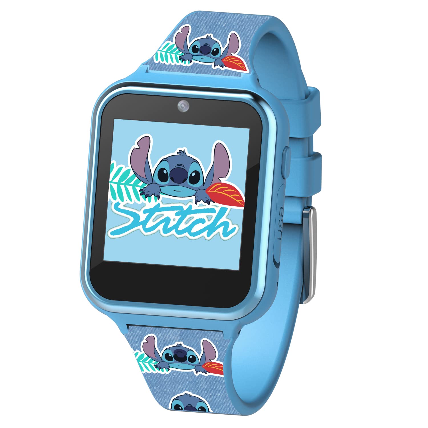 Foto 2 pulgar | Reloj Inteligente Accutime Kids Disney Lilo & Stitch Las4024az Azul - Venta Internacional.