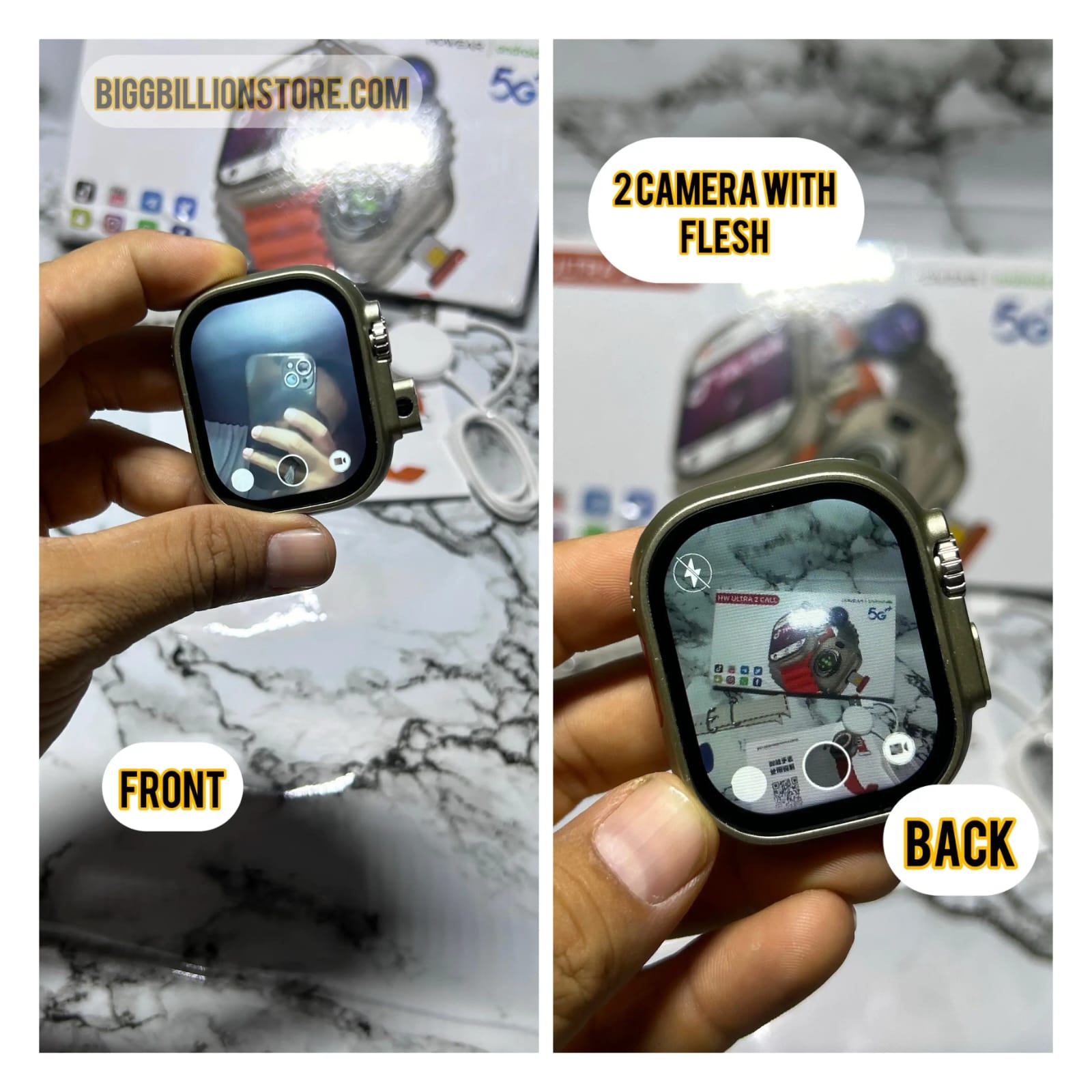 Foto 5 pulgar | Smartwatch HW Ultra2 Call con Chip Android YouTube WhatsApp GPS