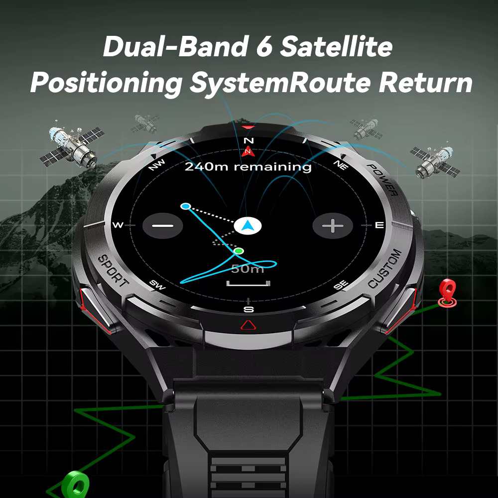 Foto 3 pulgar | Reloj Inteligente Cubot Gt 1, 5 Atm, Resistente Al Agua, Bluetooth, 480 Mah