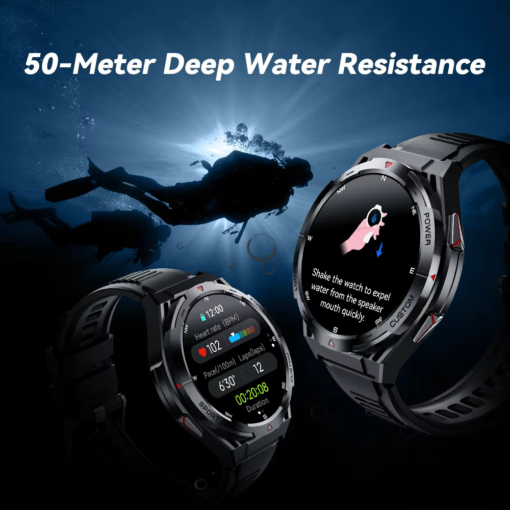 Foto 4 pulgar | Reloj Inteligente Cubot Gt 1, 5 Atm, Resistente Al Agua, Bluetooth, 480 Mah