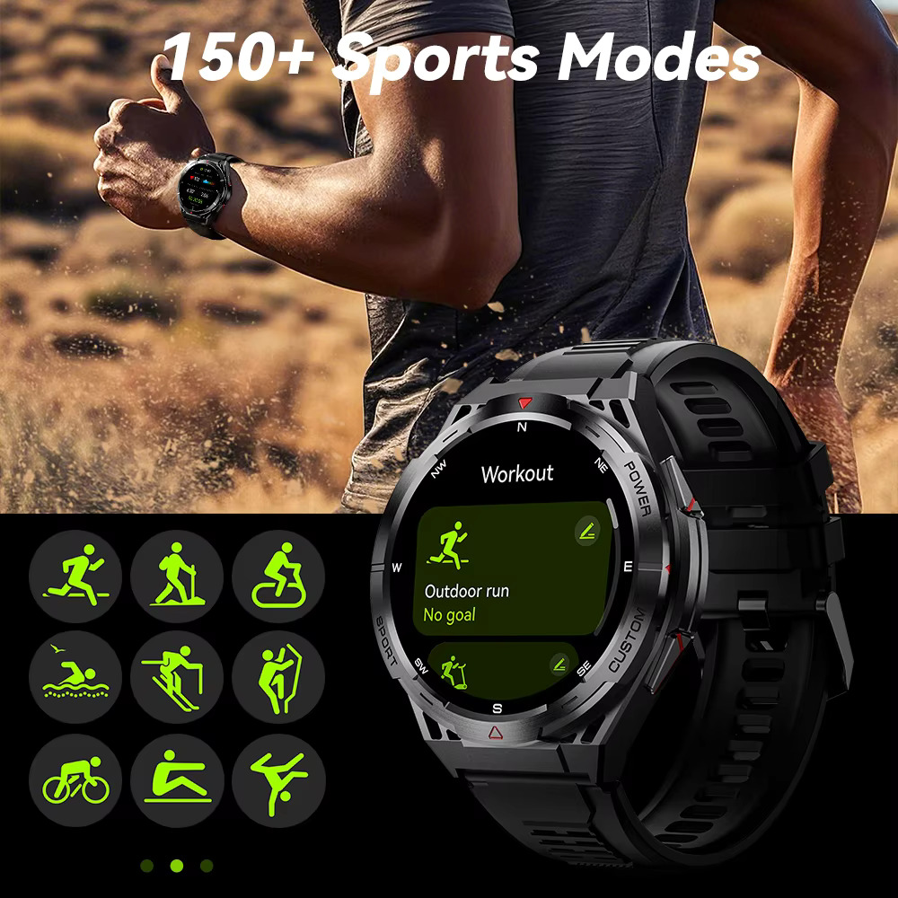 Foto 5 pulgar | Reloj Inteligente Cubot Gt 1, 5 Atm, Resistente Al Agua, Bluetooth, 480 Mah