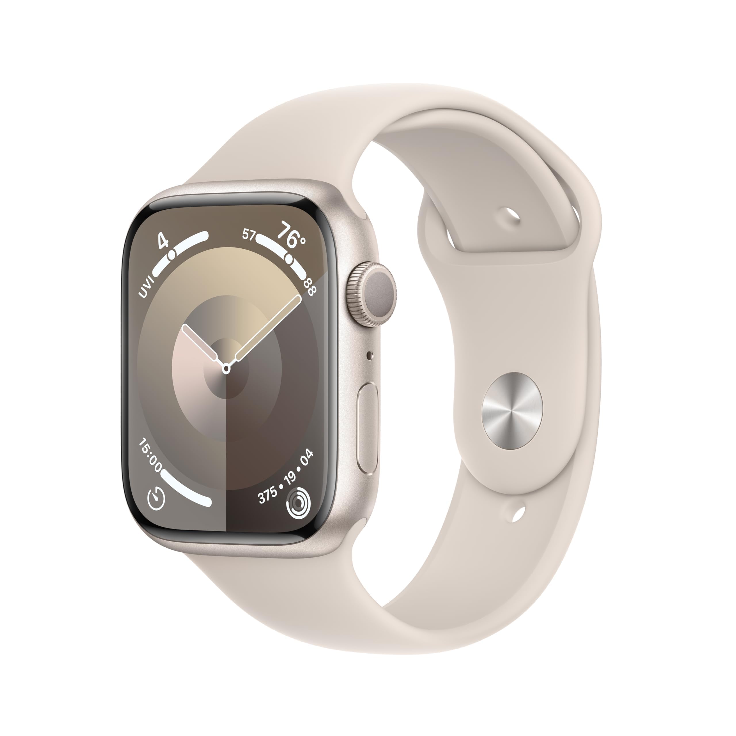 Reloj Inteligente Apple Watch Series 9 Gps Starlight De Aluminio De 45 Mm - Venta Internacional.