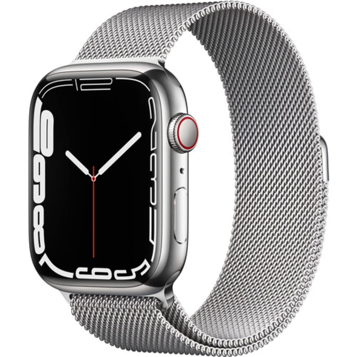 Foto 2 pulgar | Reloj Inteligente Apple Watch Series 7 Con Gps + Cellular De 45 Mm, Plateado - Venta Internacional.