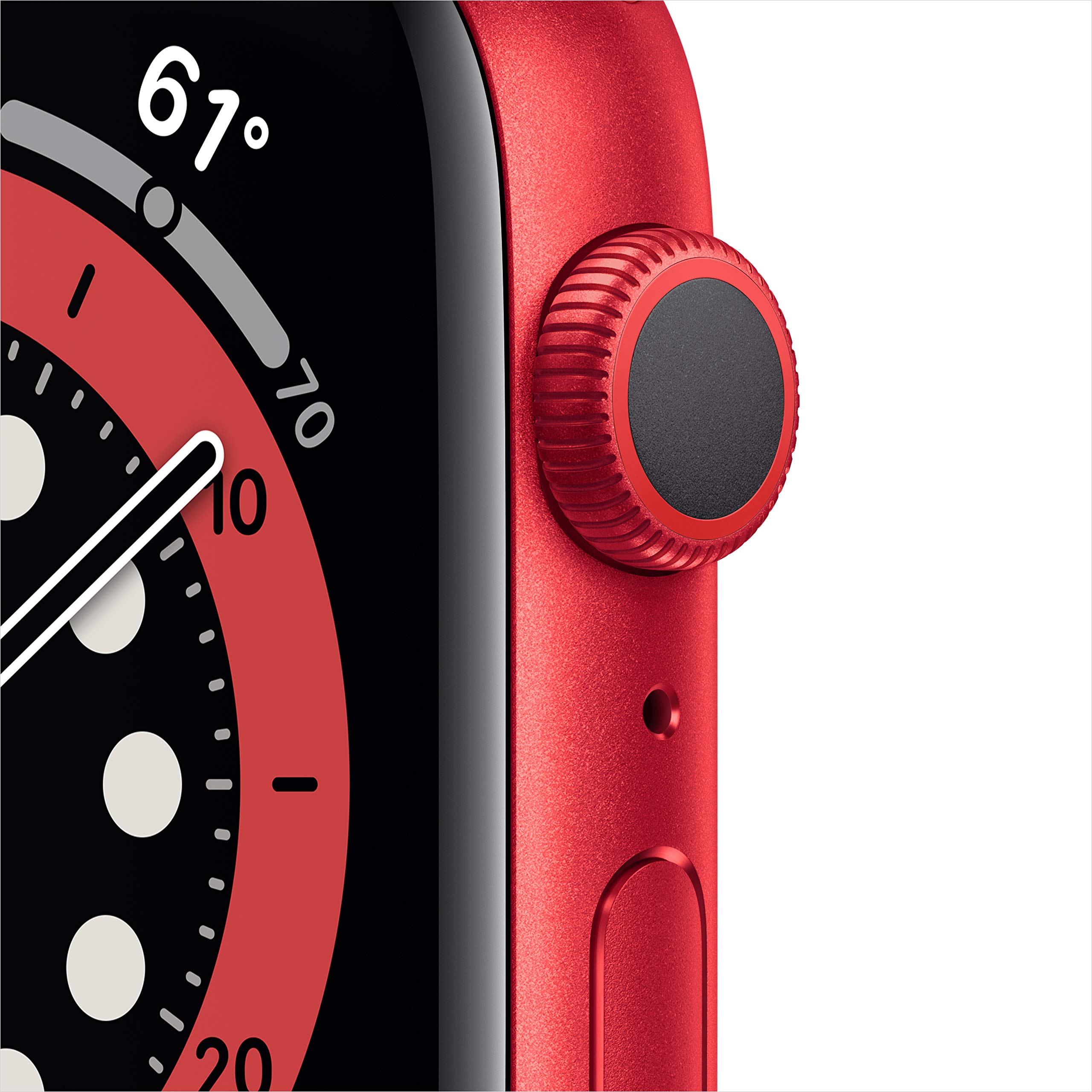 Foto 4 pulgar | Smartwatch Apple Watch Series 6 GPS 44 mm Correa Deportiva Roja - Venta Internacional