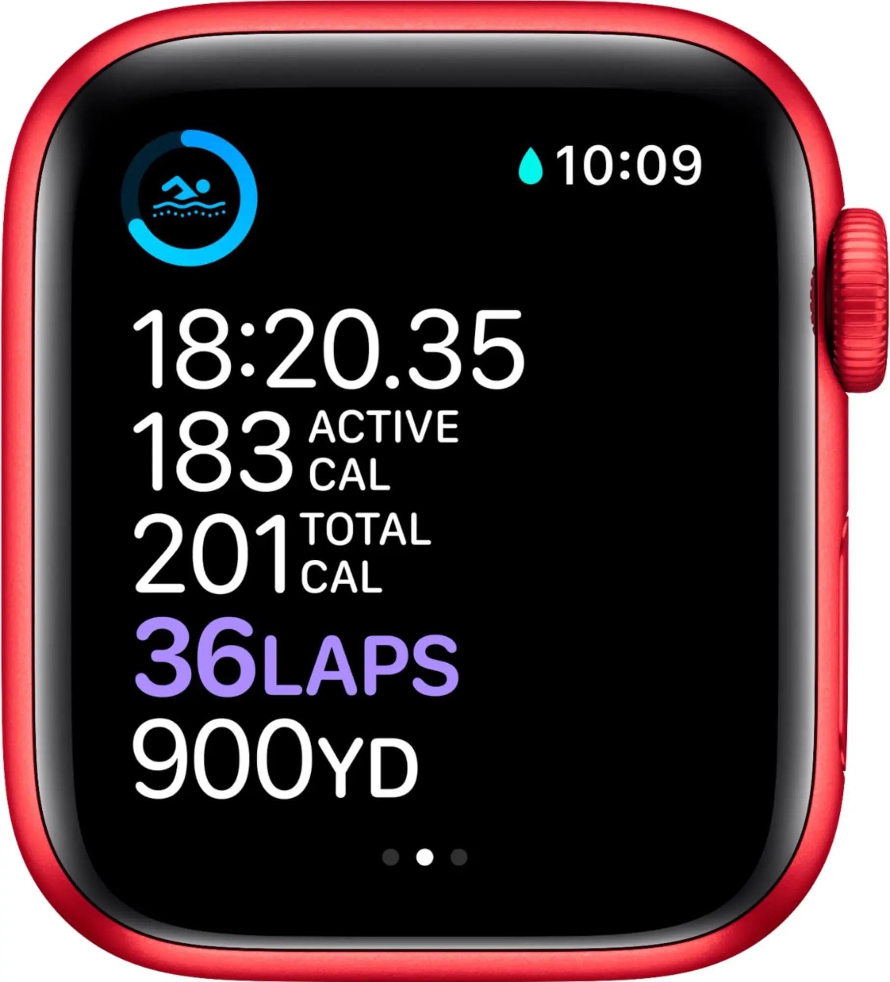 Foto 6 pulgar | Smartwatch Apple Watch Series 6 GPS 44 mm Correa Deportiva Roja - Venta Internacional