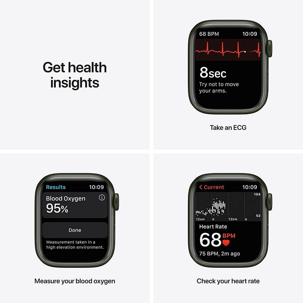 Foto 4 pulgar | Reloj Inteligente Apple Watch Series 7 con GPS + Cellular de 41 mm Verde - Venta Internacional