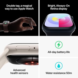 Foto 5 | Reloj Inteligente Apple Watch Series 9 Gps 45 Mm Midnight Aluminium - Venta Internacional