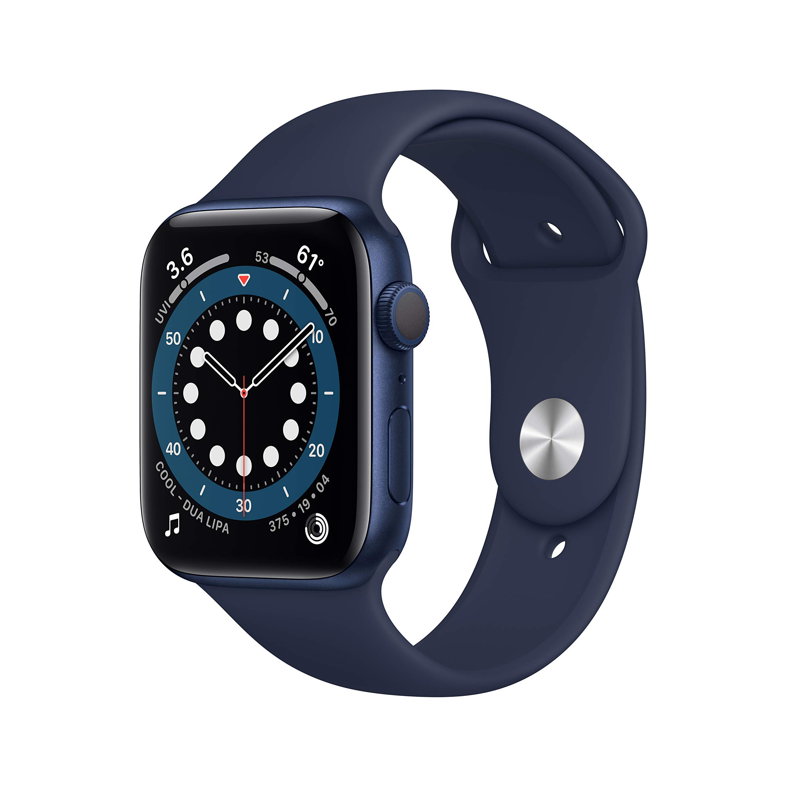 Foto 2 pulgar | Reloj Inteligente Apple Watch Series 6 GPS 44 mm de Aluminio Azul - Venta Internacional