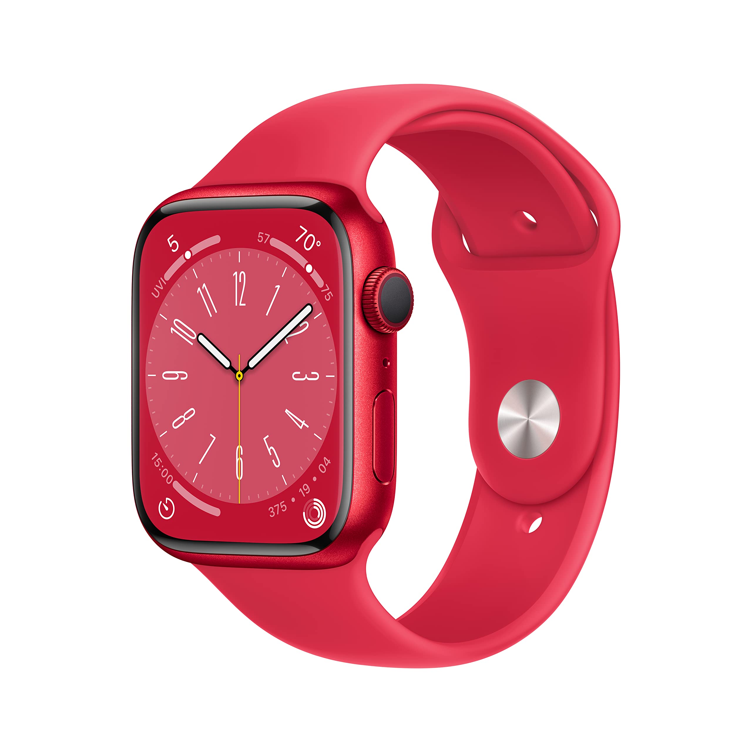 Foto 2 pulgar | Apple Watch Series 8 Gps de 45 mm con Correa Deportiva Roja - Venta Internacional