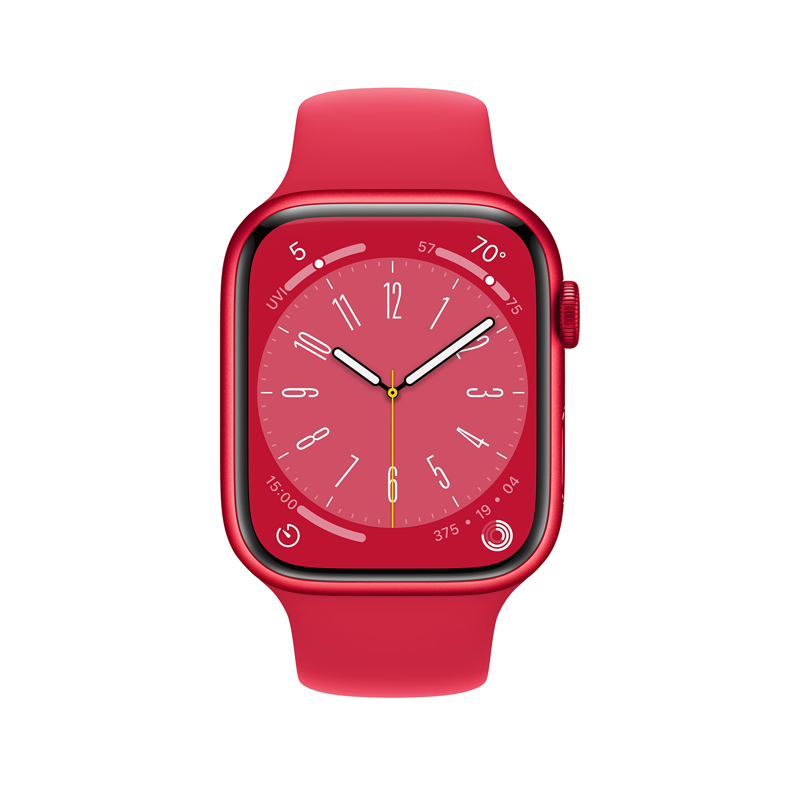 Foto 3 pulgar | Apple Watch Series 8 Gps de 45 mm con Correa Deportiva Roja - Venta Internacional