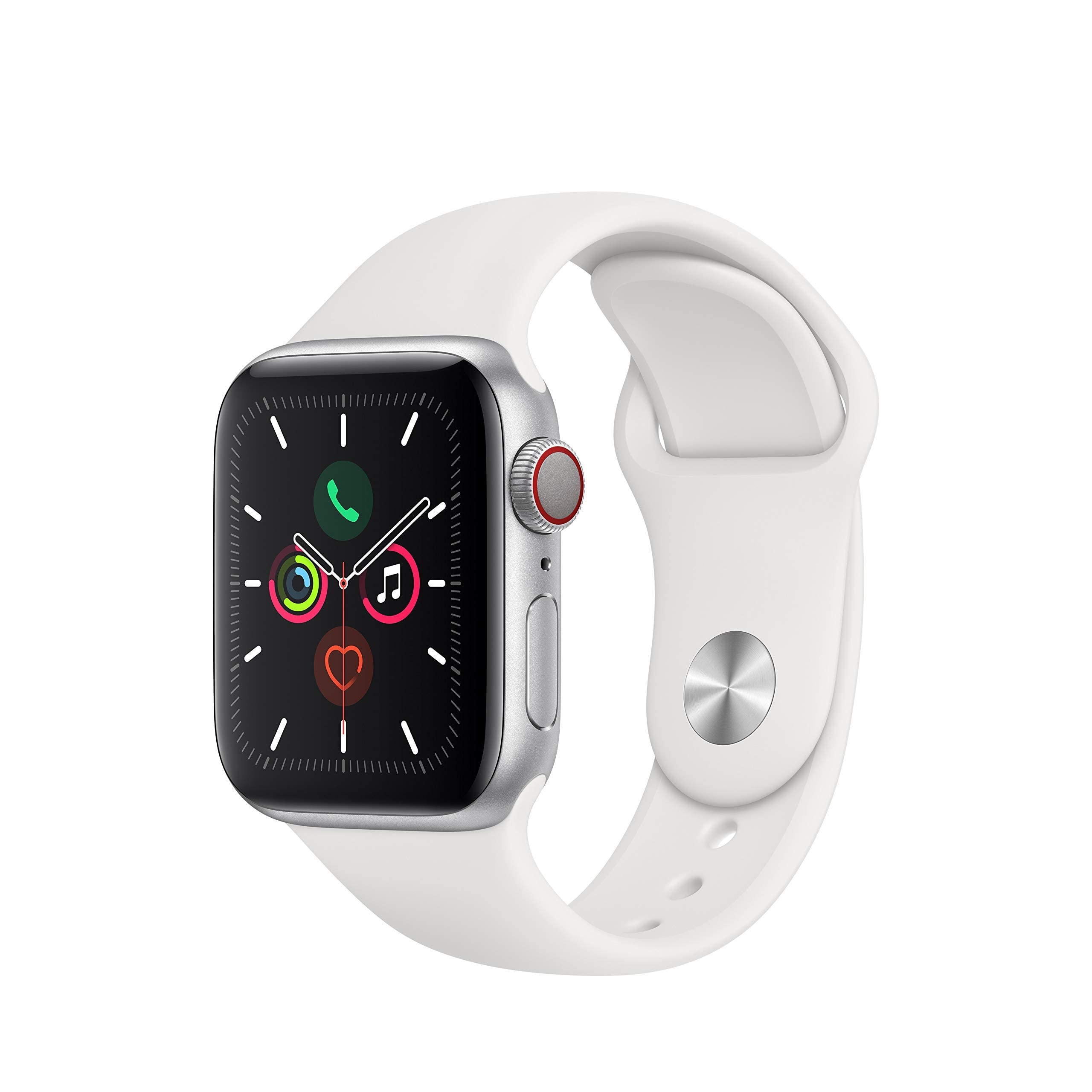 Foto 2 pulgar | Reloj Inteligente Apple Watch Series 5 Gps + Cellular 40 Mm Plateado - Venta Internacional.