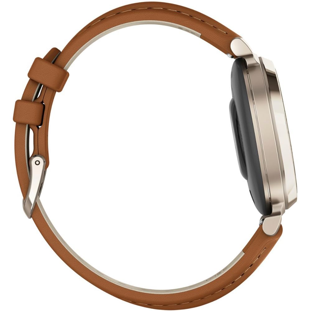 Foto 6 | Reloj Inteligente Garmin Lily 2 Classic En Oro Crema Con Correa De Piel Color Canela - Venta Internacional.