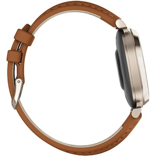Foto 6 | Reloj Inteligente Garmin Lily 2 Classic En Oro Crema Con Correa De Piel Color Canela - Venta Internacional.