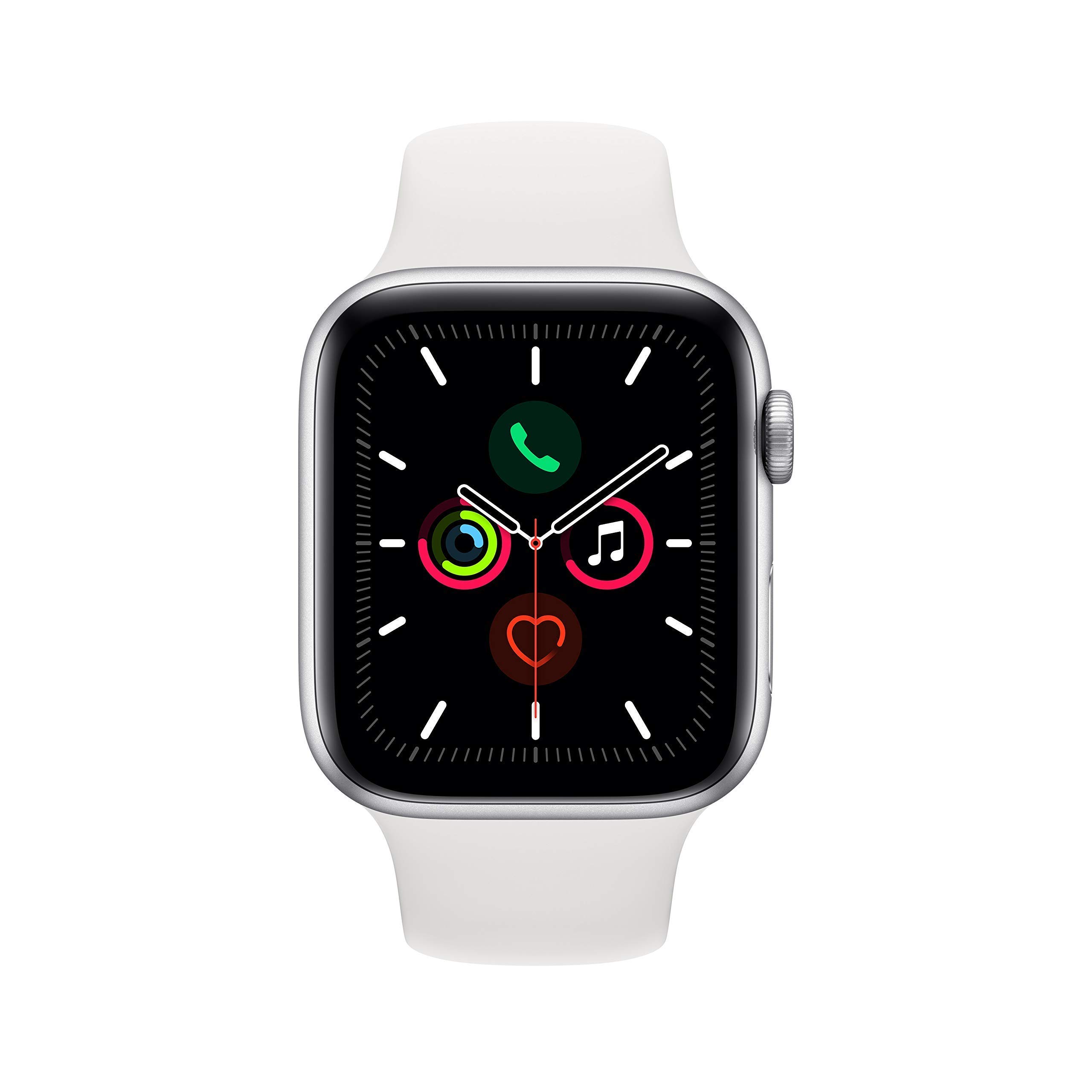 Foto 3 pulgar | Reloj Inteligente Apple Watch Series 5 Gps + Cellular 44 Mm Plateado - Venta Internacional.