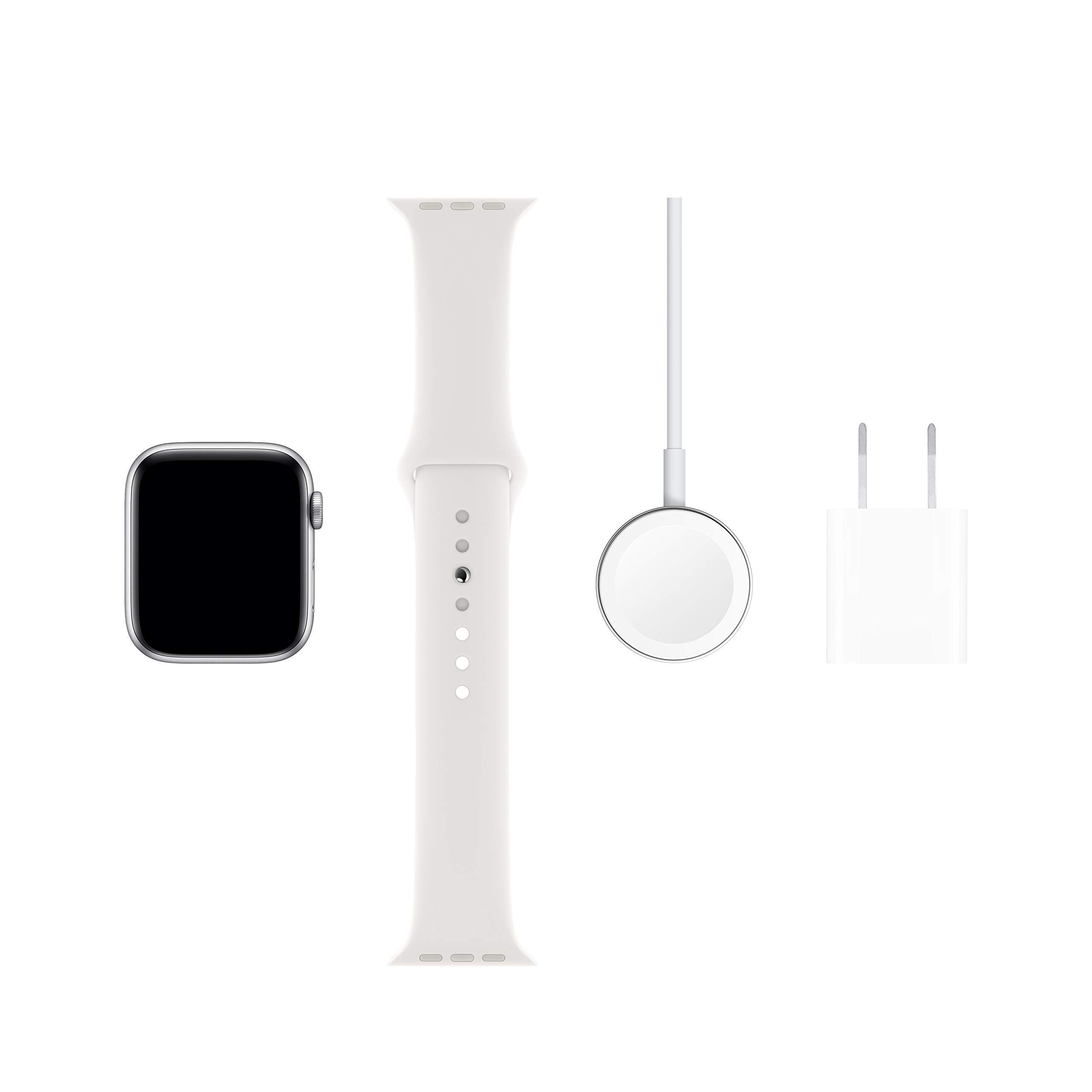 Foto 7 pulgar | Reloj Inteligente Apple Watch Series 5 Gps + Cellular 44 Mm Plateado - Venta Internacional.