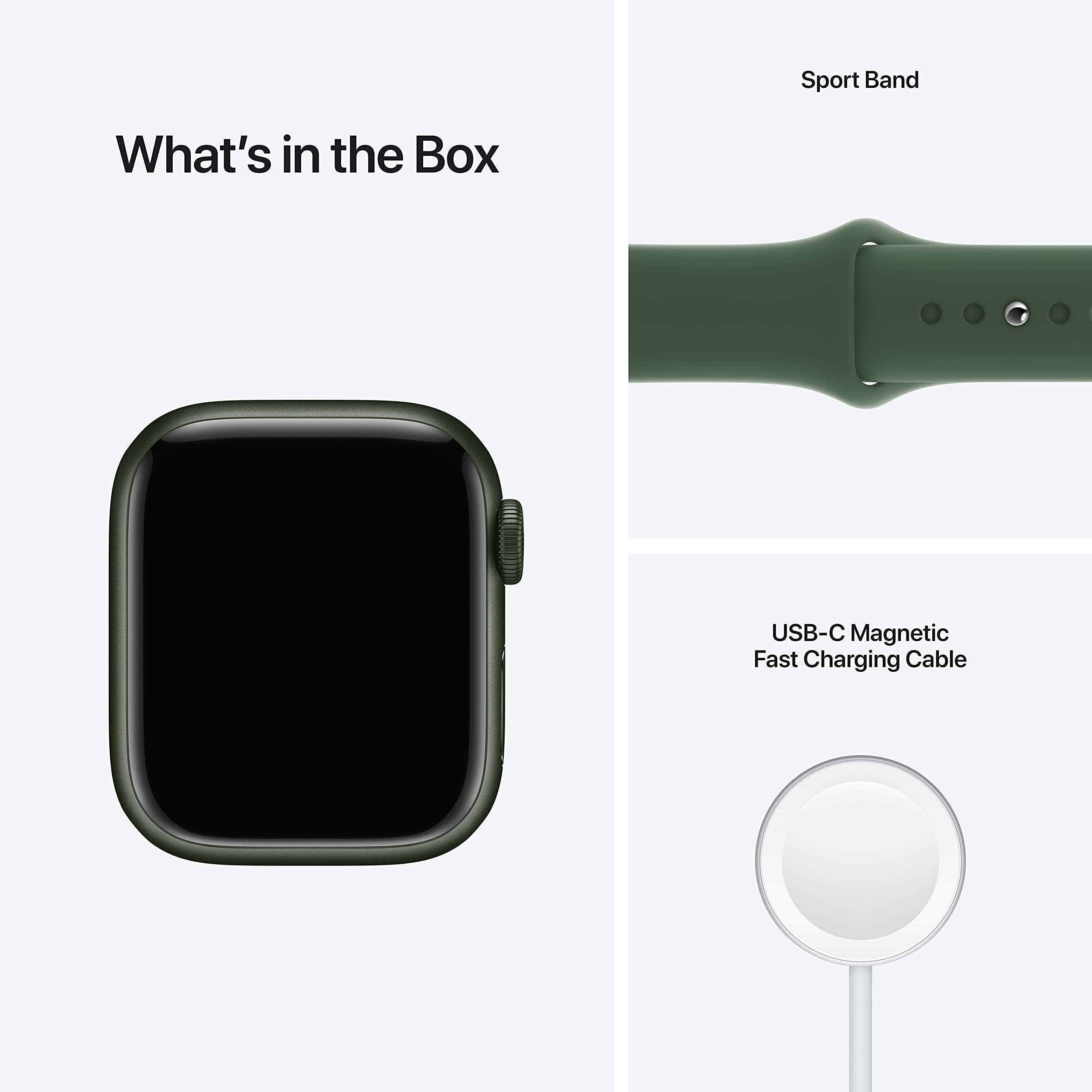 Foto 5 | Reloj Inteligente Apple Watch Series 7 Gps 41 mm Aluminio Verde - Venta Internacional