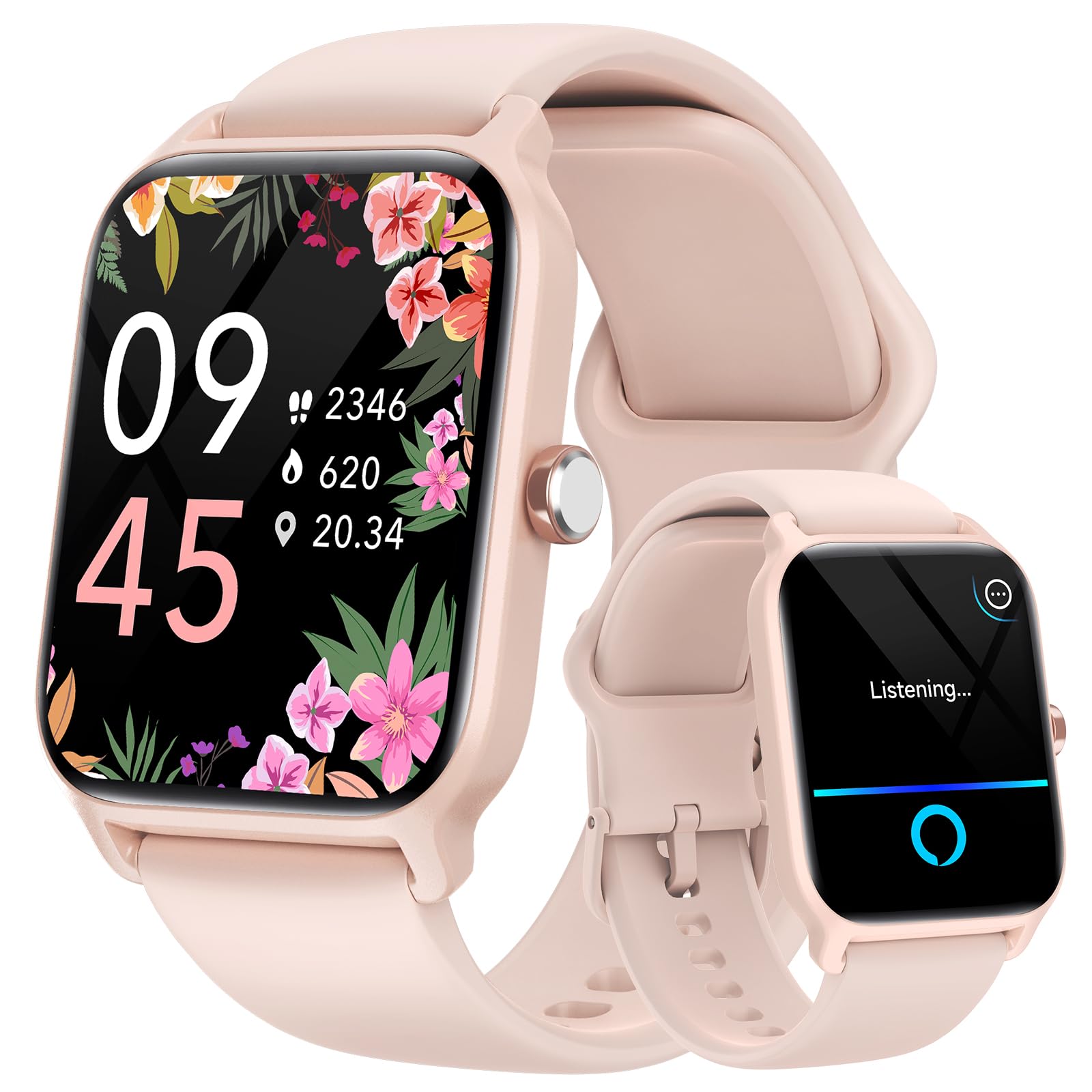 Foto 2 pulgar | Reloj Smartwatch Fitpolo Rosa-Venta Internacional