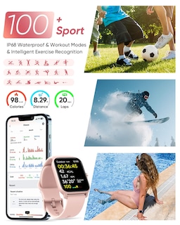 Foto 4 | Reloj Smartwatch Fitpolo Rosa-Venta Internacional