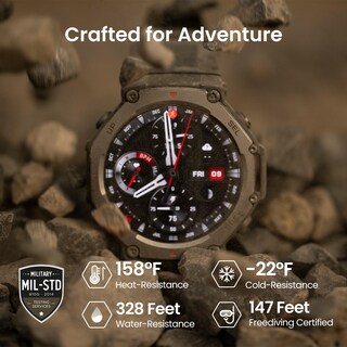 Foto 5 | Reloj Inteligente Amazfit T-rex 3, Robusto Y Militar, 48 Mm, Gps, Negro - Venta Internacional.