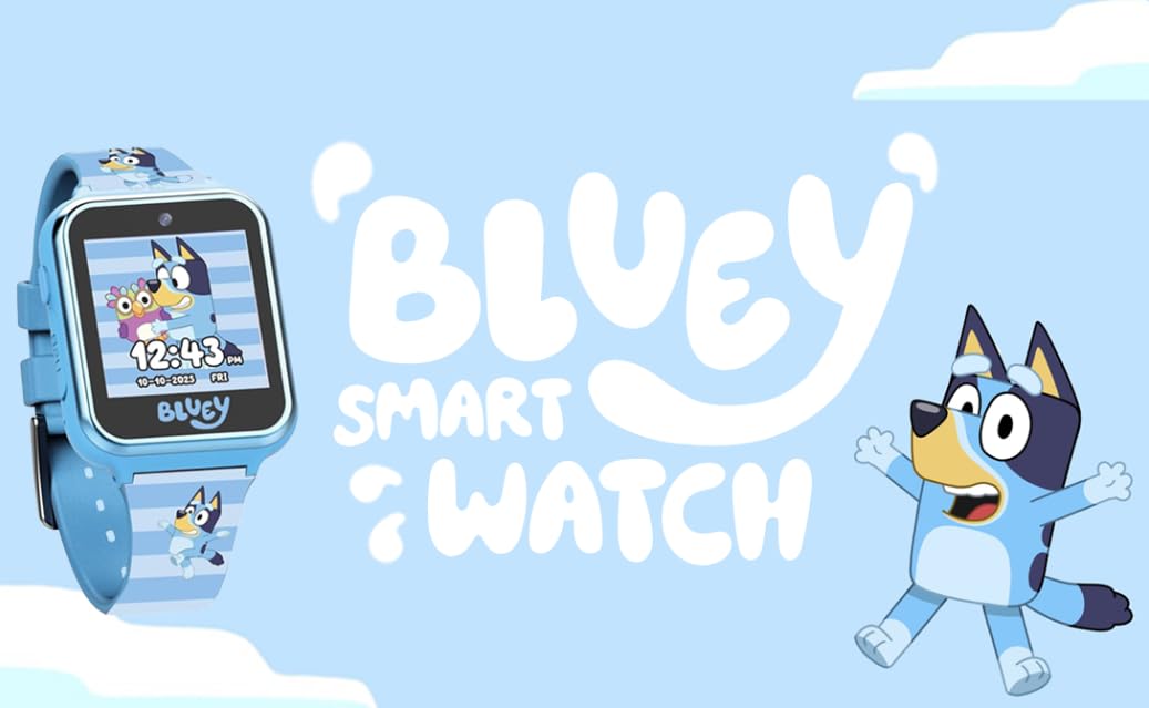 Foto 6 | Reloj Inteligente Accutime Bluey Kids Con Cámara, Juegos Y Podómetro - Venta Internacional.