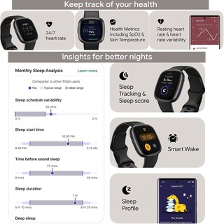 Foto 4 | SmartWatch Fitbit Versa 4 Health Fitness con Gps - Venta Internacional