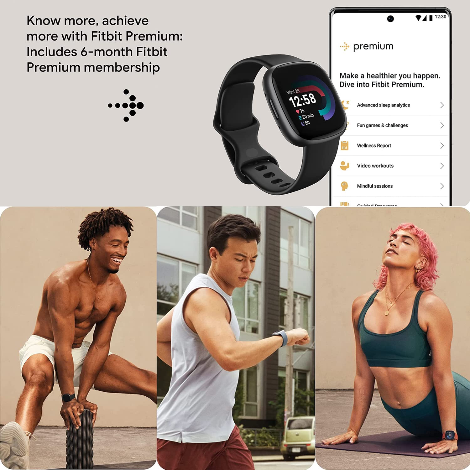 Foto 6 pulgar | SmartWatch Fitbit Versa 4 Health Fitness con Gps - Venta Internacional