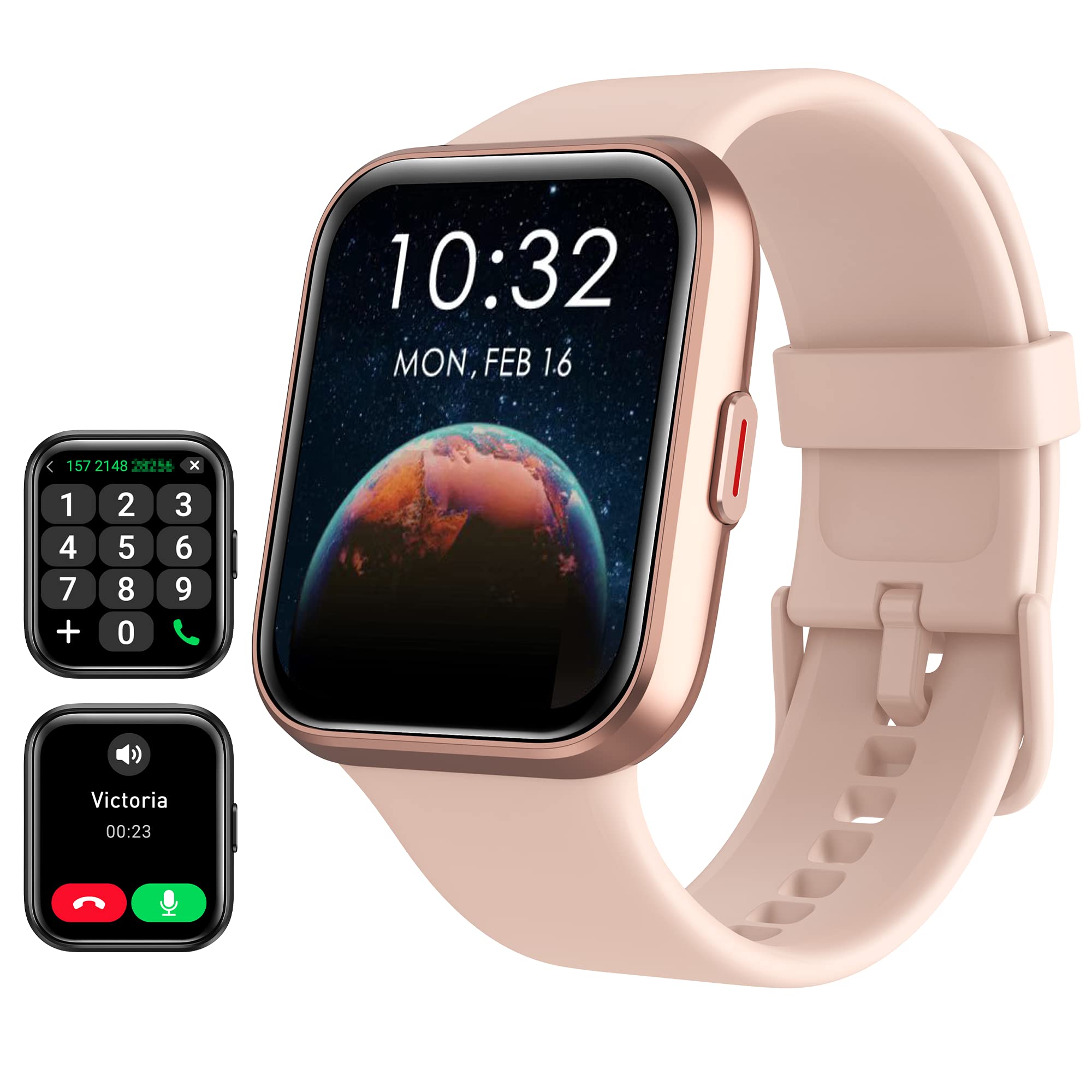 Foto 2 pulgar | Smartwatch Tensky 208bt Rosa - Venta Internacional