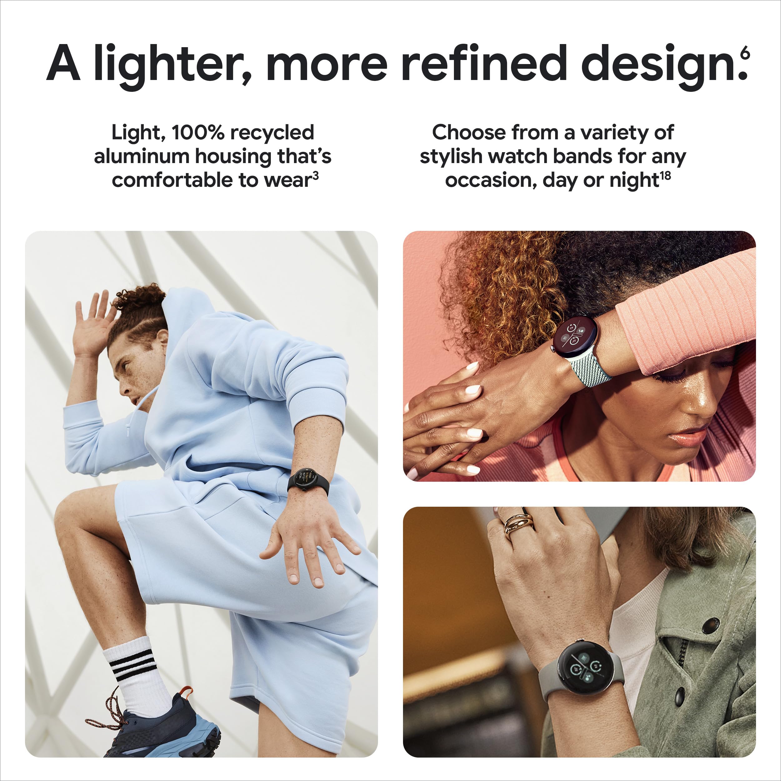 Foto 3 | Reloj Inteligente Google Pixel Watch 2 con Seguimiento de Frecuencia Cardíaca Fitbit - Venta Internacional