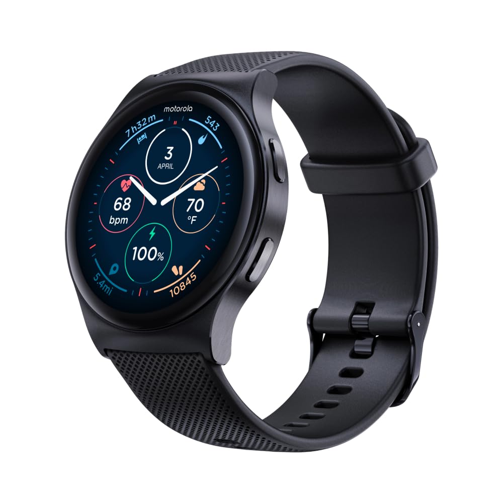 Foto 2 pulgar | Reloj Inteligente Motorola Moto Watch 120 Negro para Hombre - Venta Internacional