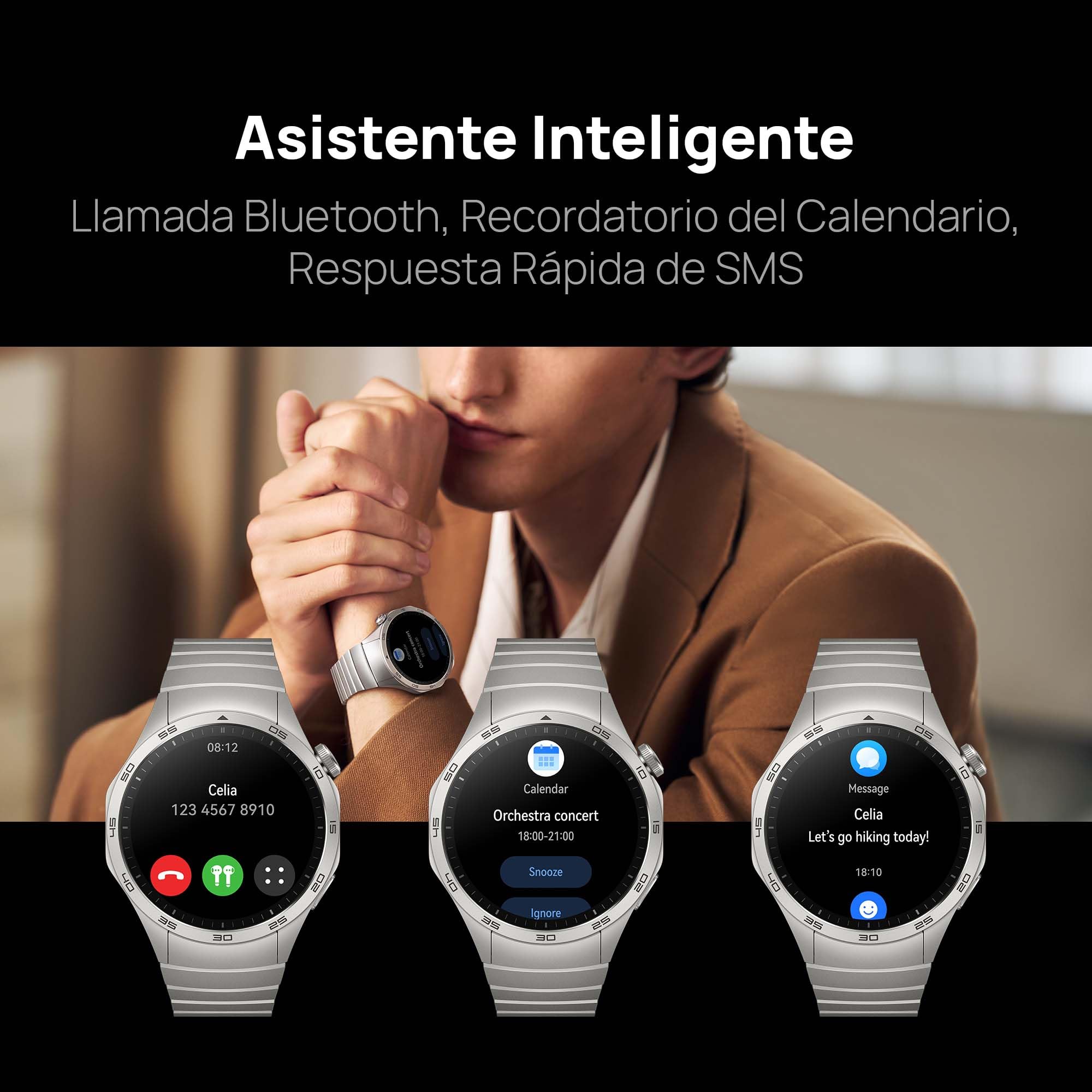 Foto 8 pulgar | Smartwatch Huawei Gt 4 B19w 46 Mm Bluetooth 1.43'' Amoled - Venta Internacional