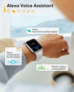 Foto 2 | Reloj Inteligente Fitpolo de 1.8" con Bluetooth Call Alexa Blood Oxygen - Venta Internacional