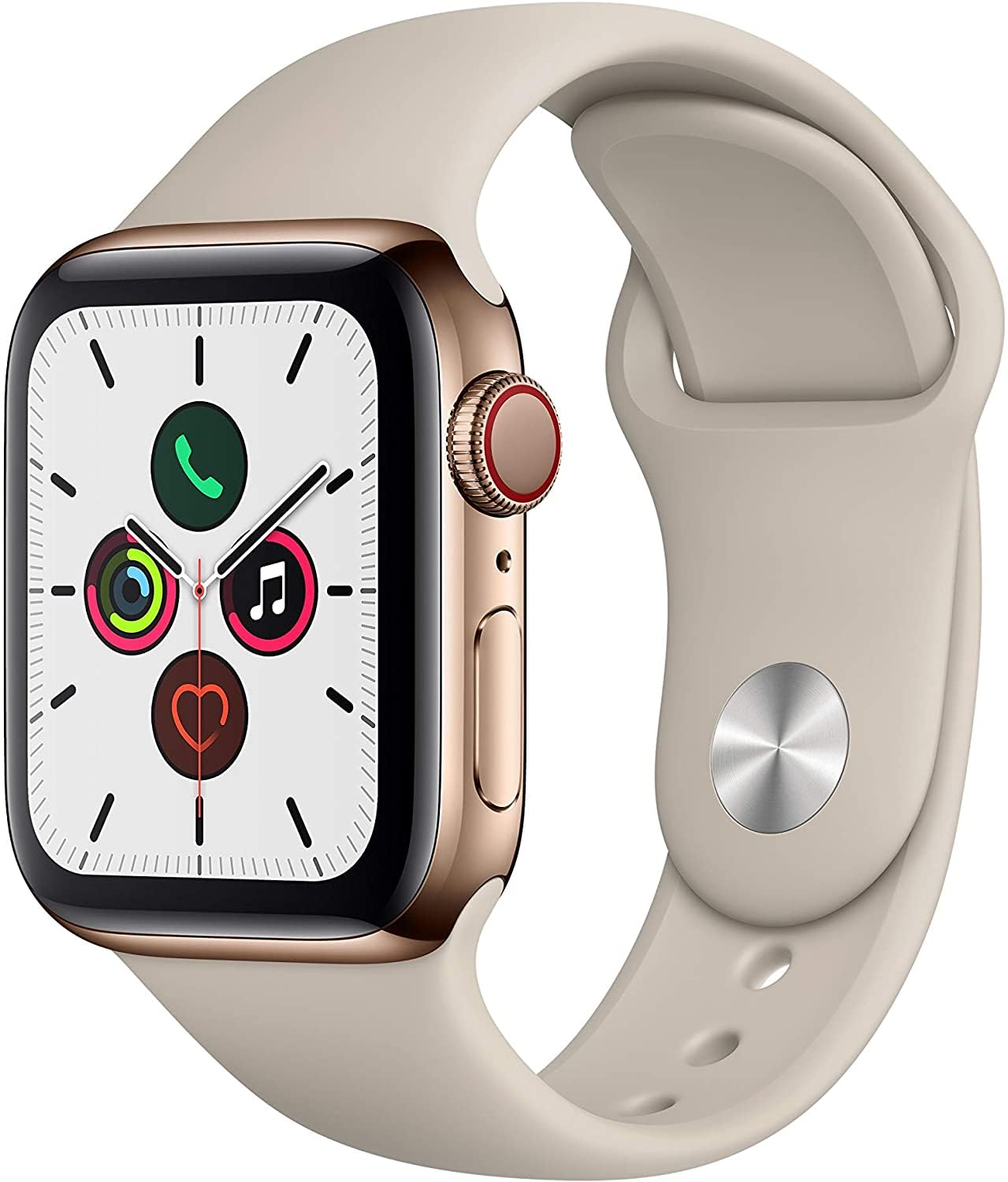 Foto 2 pulgar | Reloj Inteligente Apple Watch Series 5 Con Gps + Cellular De 40 Mm, Color Dorado - Venta Internacional.