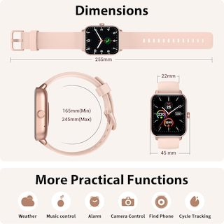 Foto 7 | Smartwatch Tensky 1.8'' para Android o iOs - Venta Internacional
