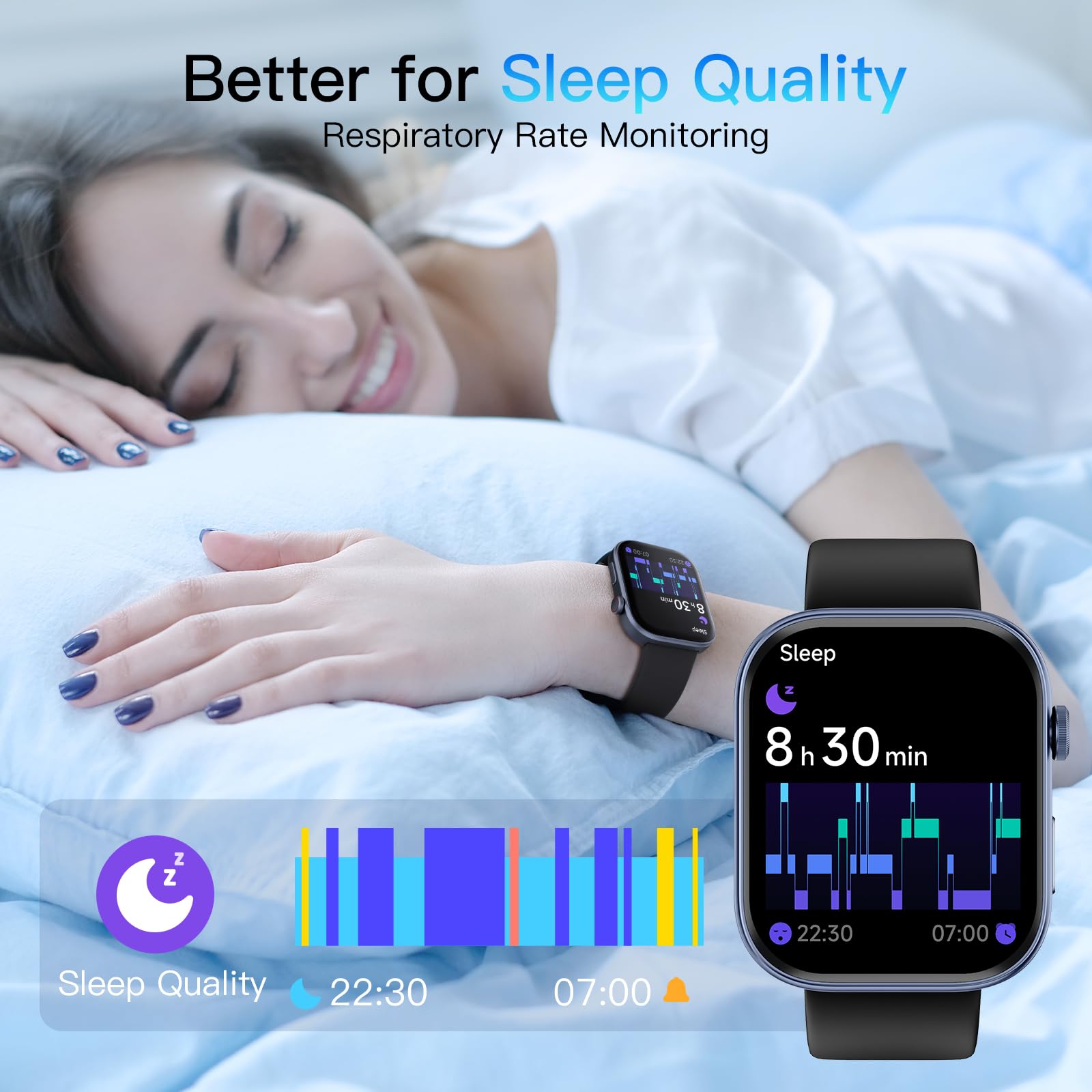 Foto 8 pulgar | Reloj Inteligente Tensky Amoled de 1.99" para Android e Ios Bluetooth - Venta Internacional