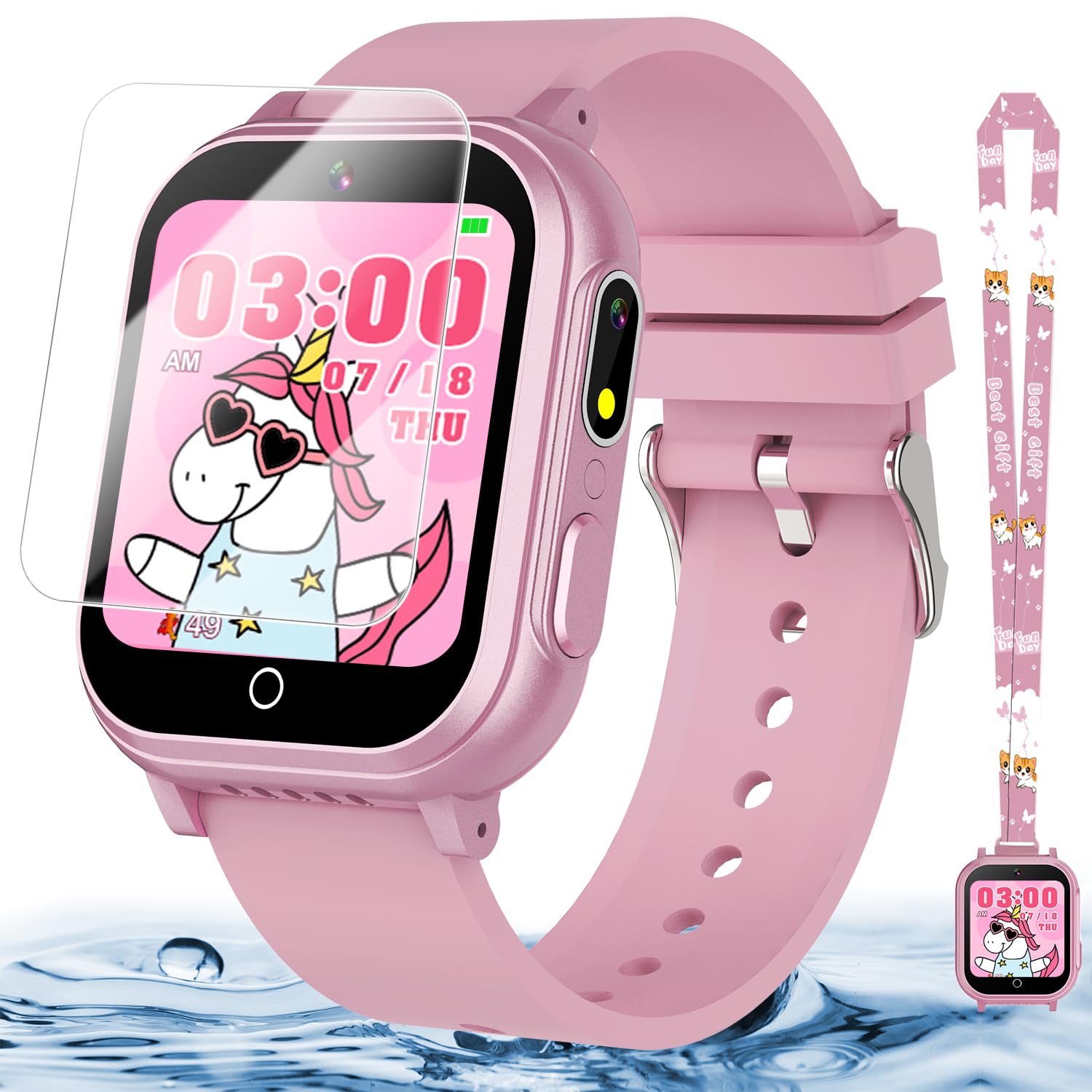 Foto 1 | Smartwatch Sedzofan Resistente al Agua para Niña - Venta Internacional