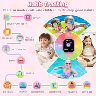 Foto 5 | Smartwatch Sedzofan Resistente al Agua para Niña - Venta Internacional