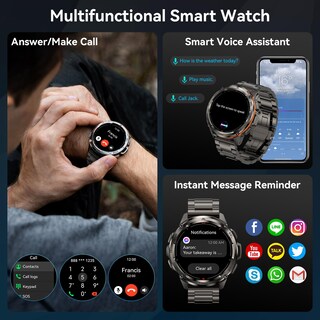 Foto 4 | Reloj Smartwatch Amaztim para Hombre-Venta Internacional