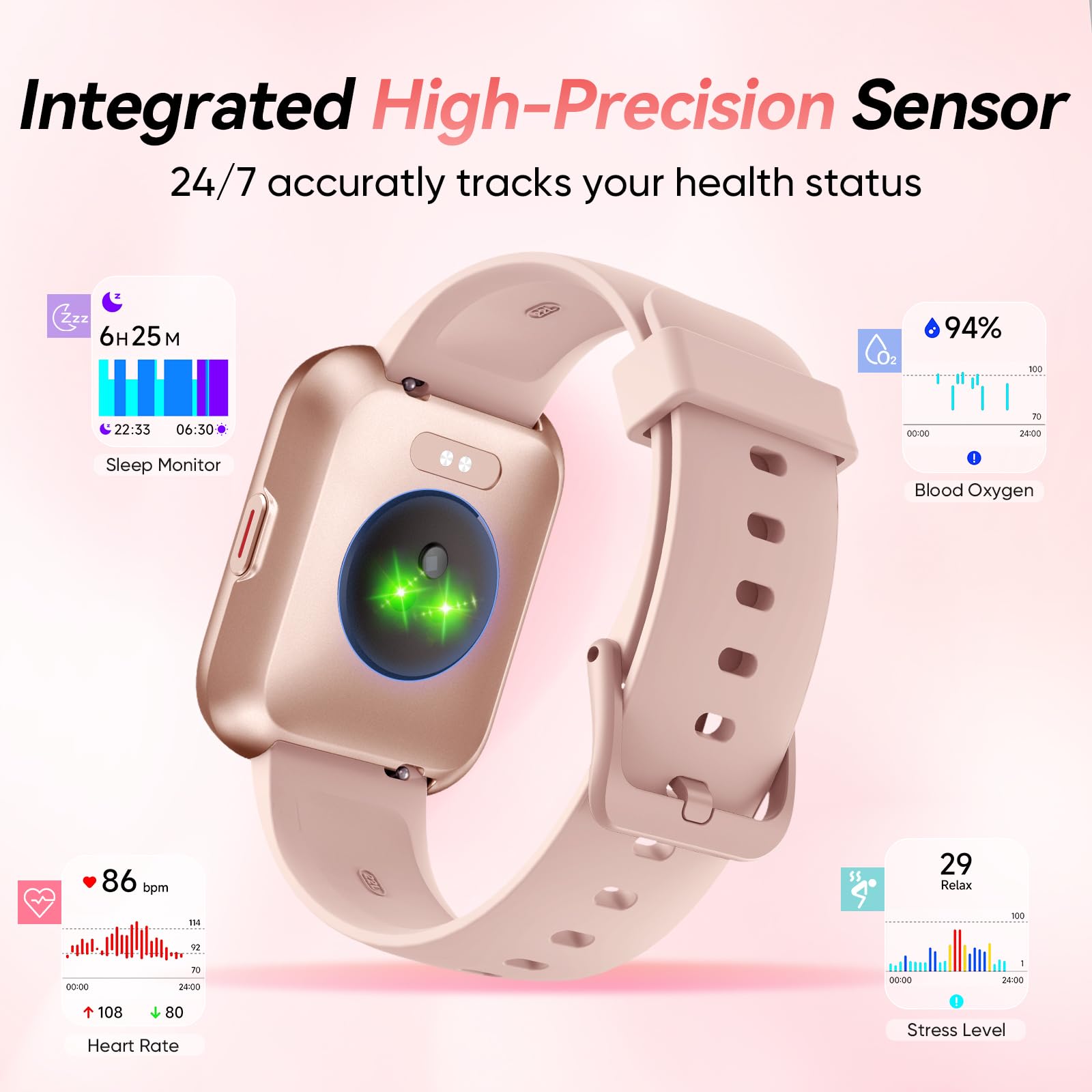Foto 3 | Reloj Inteligente Fitpolo con Alexa Ip68 - Venta Internacional