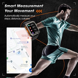 Foto 7 | Reloj Smartwatch Rgthuhu Negro-Venta Internacional