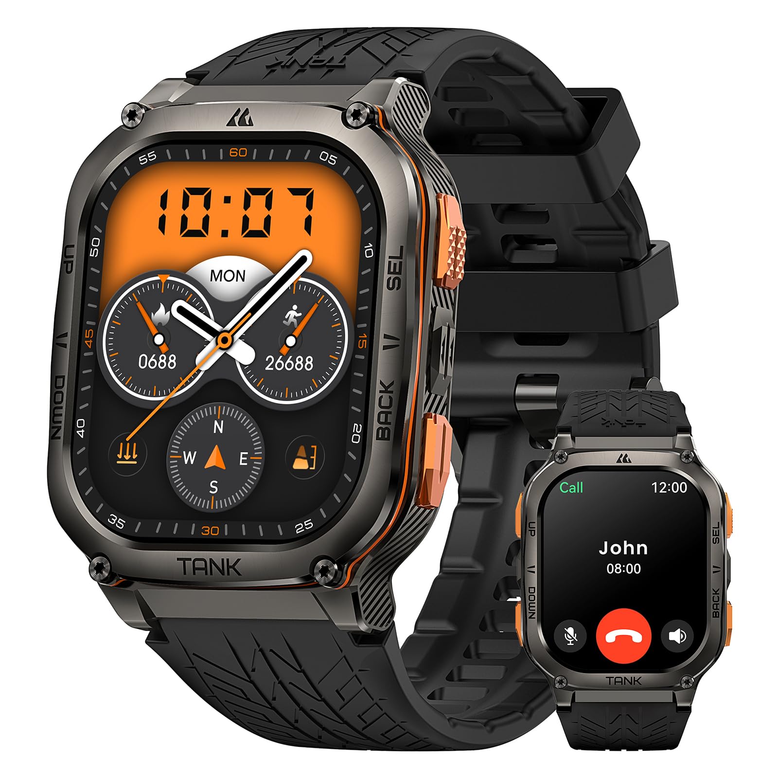 Foto 2 pulgar | Reloj Smartwatch Amaztim Negro-Venta Internacional