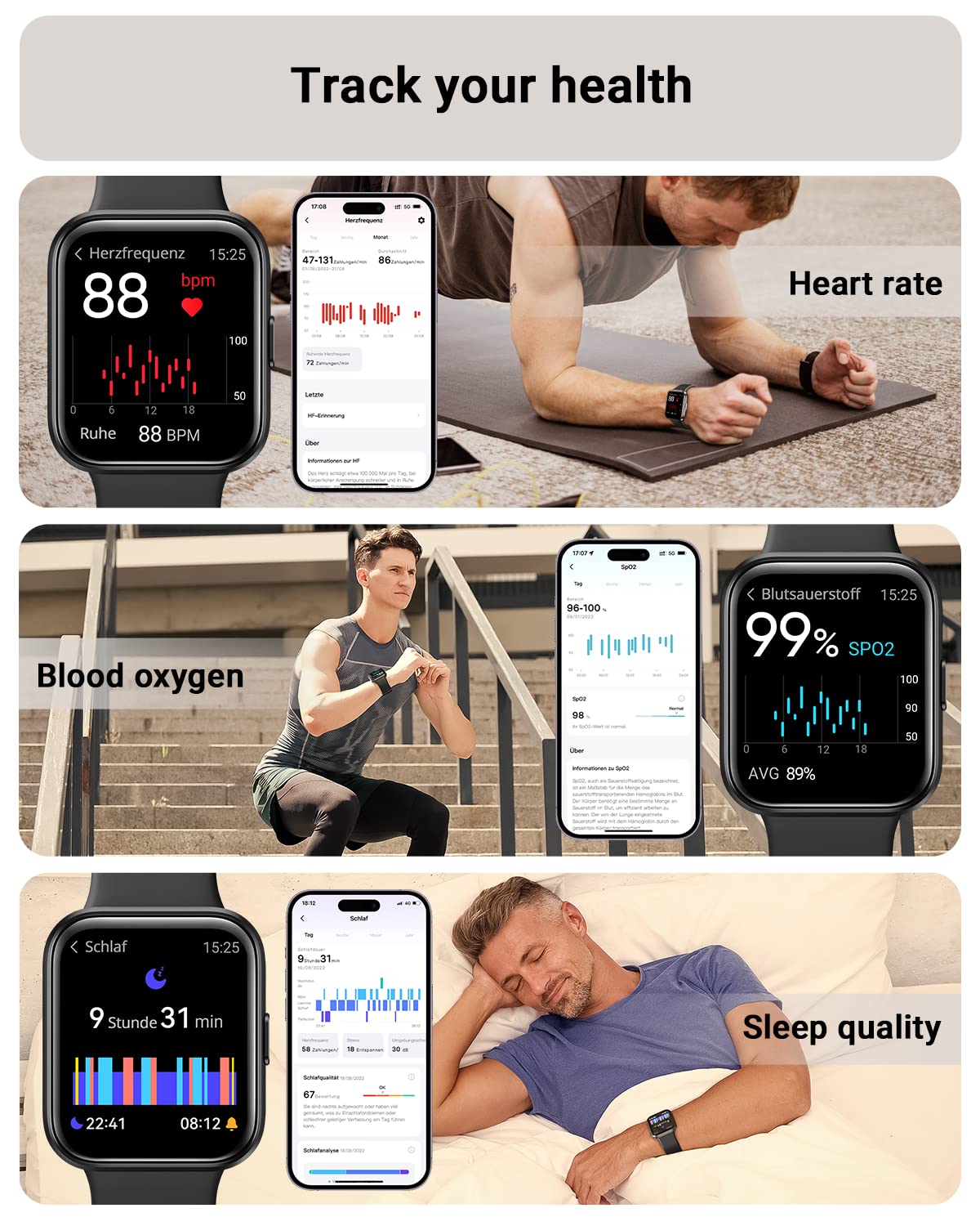 Foto 5 pulgar | Reloj Inteligente Tensky 208bt con Llamada Alexa- Venta Internacional