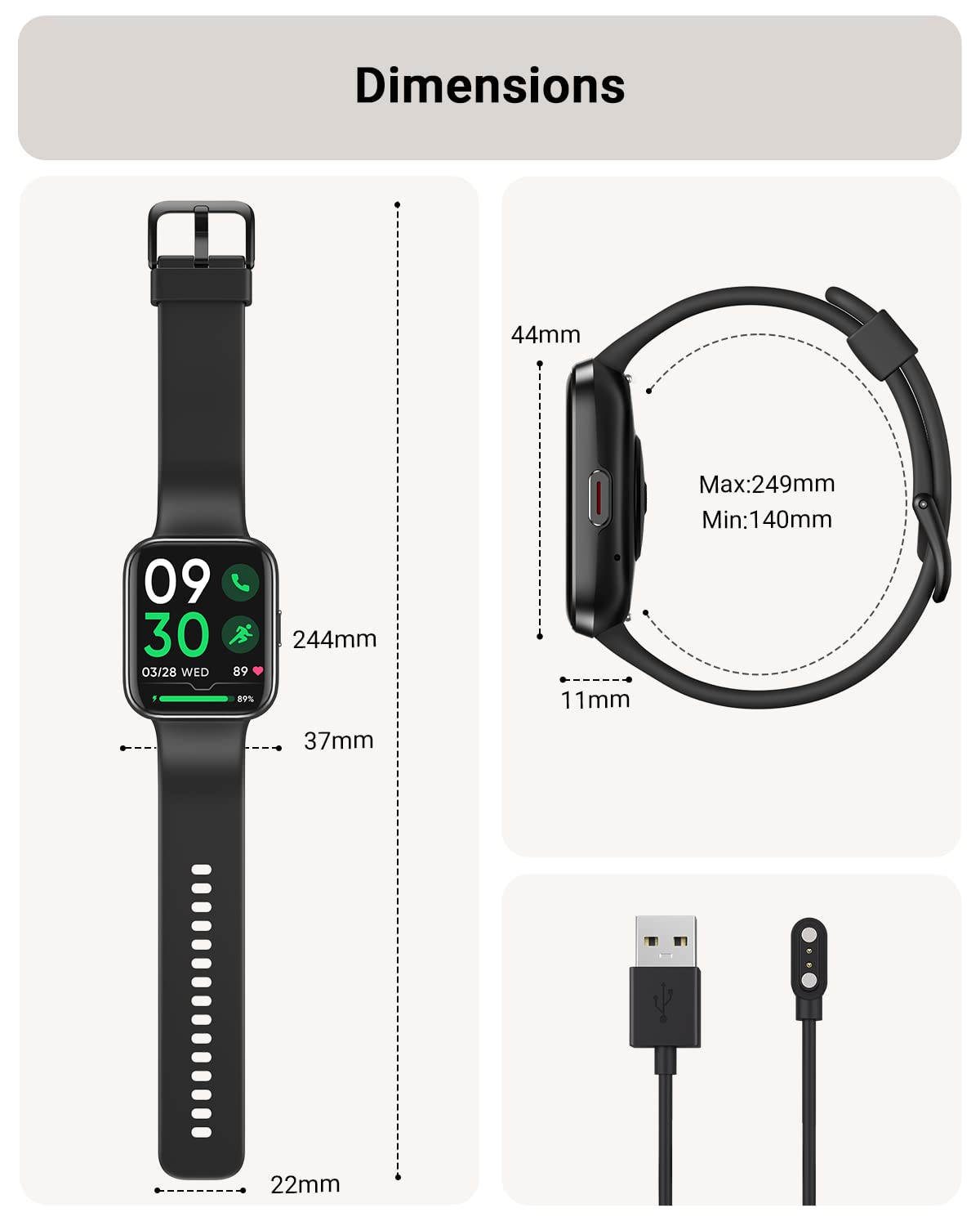 Foto 8 pulgar | Reloj Inteligente Tensky 208bt con Llamada Alexa- Venta Internacional