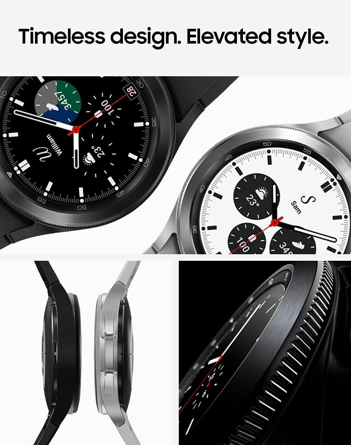 Foto 5 pulgar | Reloj Inteligente Samsung Galaxy Watch 4 Classic R890 46 Mm - Plateado - Venta Internacional.