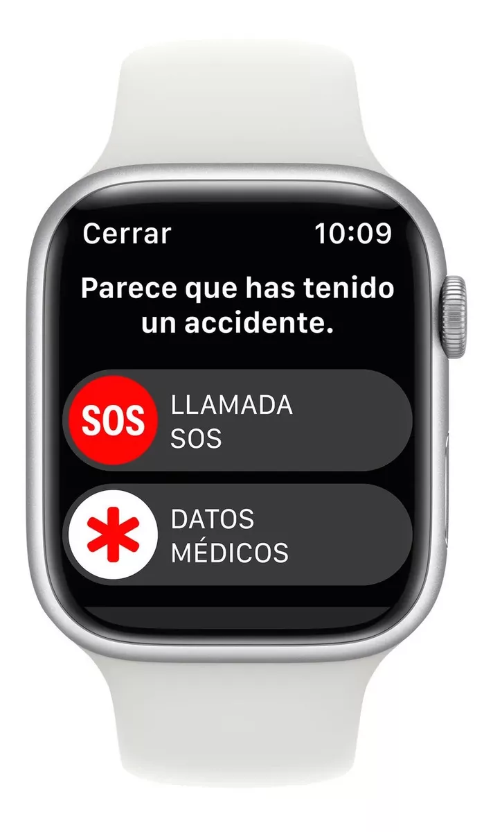 Foto 3 pulgar | Apple Watch Series 8 Gps Plata 41 Mm Correa Blanca