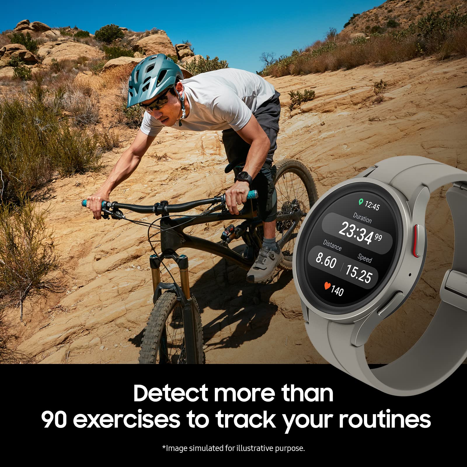 Foto 5 | Smartwatch Samsung Galaxy Watch Pro 5 45 Mm Lte Negro - Venta Internacional