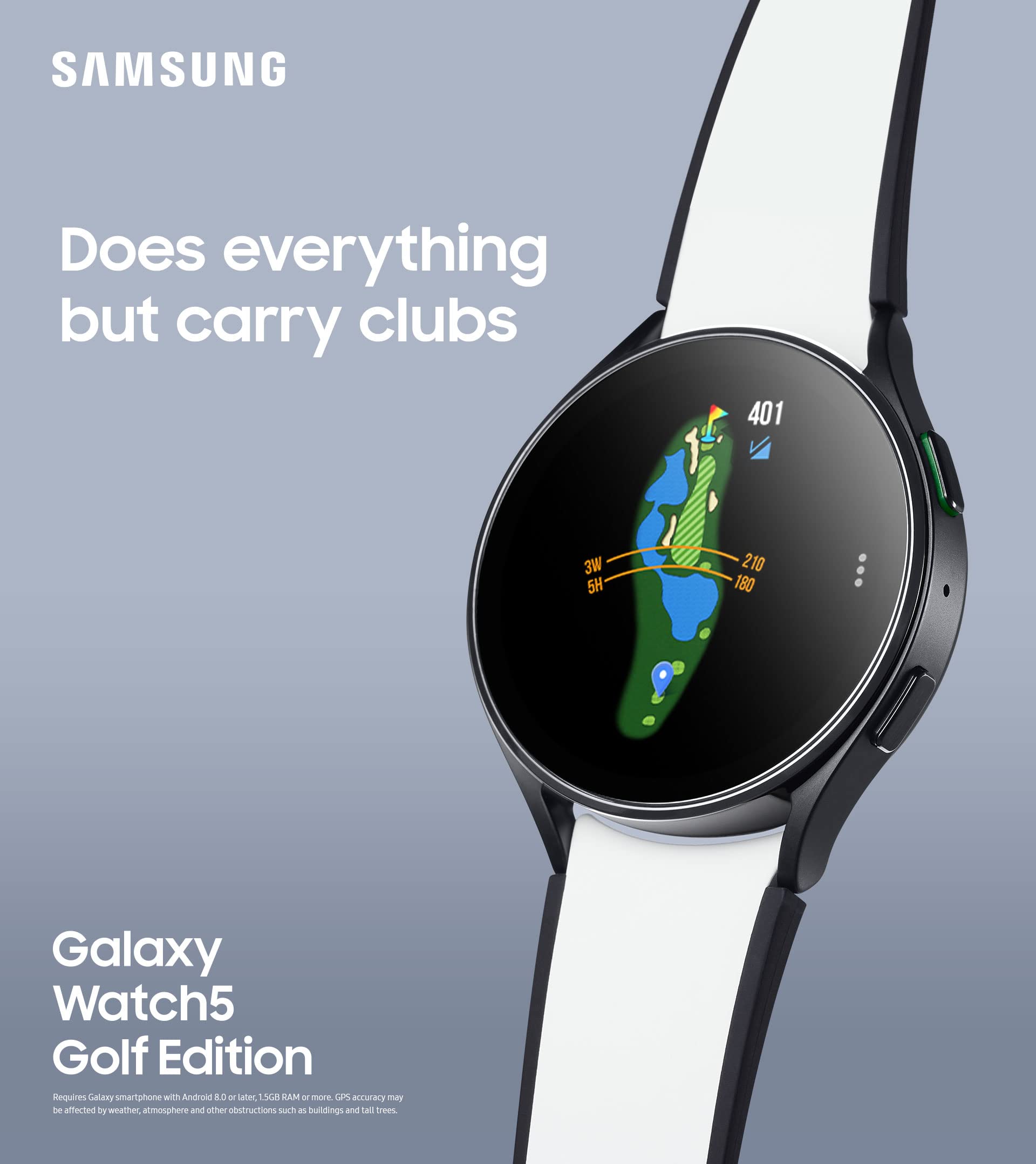 Foto 8 pulgar | Smartwatch Samsung Galaxy Watch 5 Golf Edition 44 Mm Gris - Venta Internacional