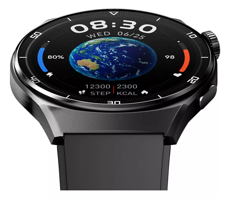 Foto 4 pulgar | Smartwatch Reloj Inteligente Bluetooth Fitness Qcy Gt2 60hz Ipx7 Color Negro