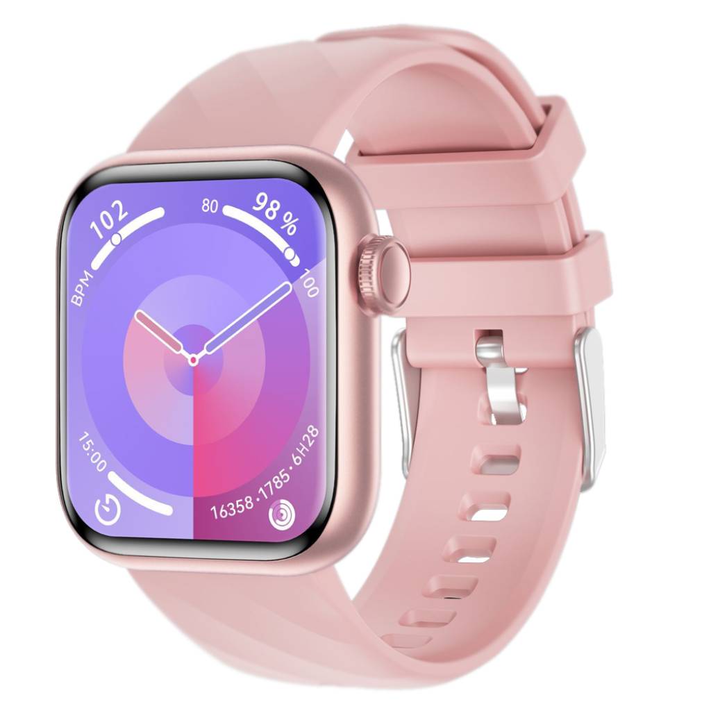 Foto 3 pulgar | Reloj Smartwatch G-tide Rosa para Mujer