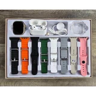 Foto 2 | Combo Smartwatch Use-ultra 19 8 Correas Case y Audifonos Bluetooth