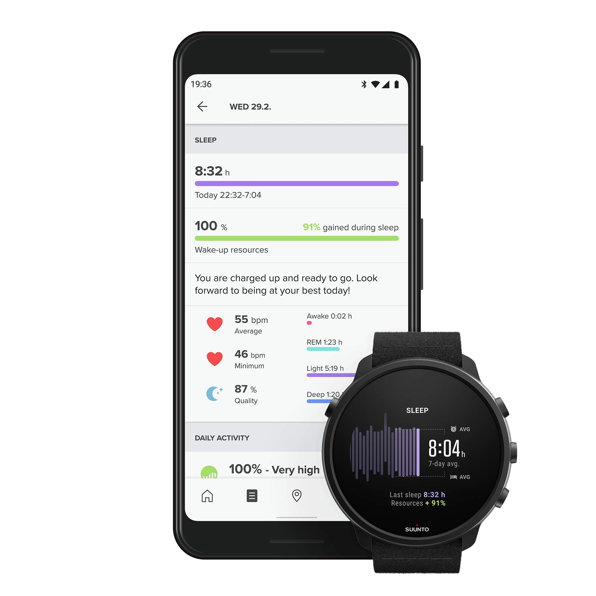 Foto 7 pulgar | Reloj Inteligente Suunto 7 GPS Sports de Titanio Negro Mate - Venta Internacional